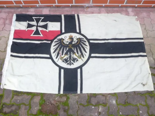 KM Fahne - Kaiserliche Marine Reichskriegsflagge