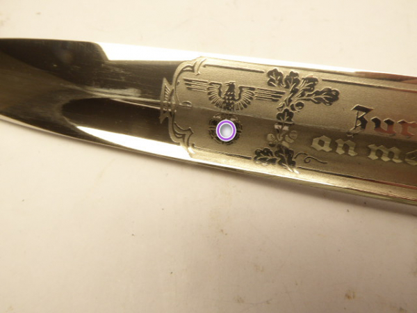 Bayonets / side rifle with blade etching - In memory of my service time - Flak