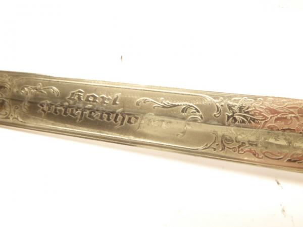 Bayonets / side rifle with blades etched on both sides