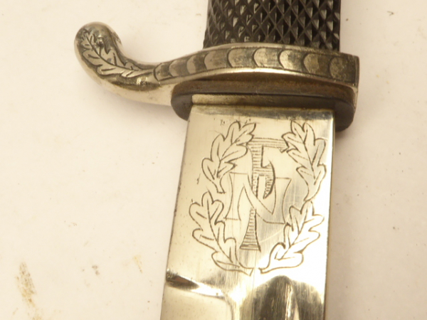 Bayonets / side rifle with head etching + initials on the blade, manufacturer Puma Solingen