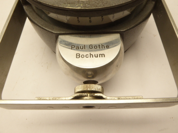 Measuring device of the weather department for airflow and anemometer, manufacturer Paul Gothe Bochum in bag