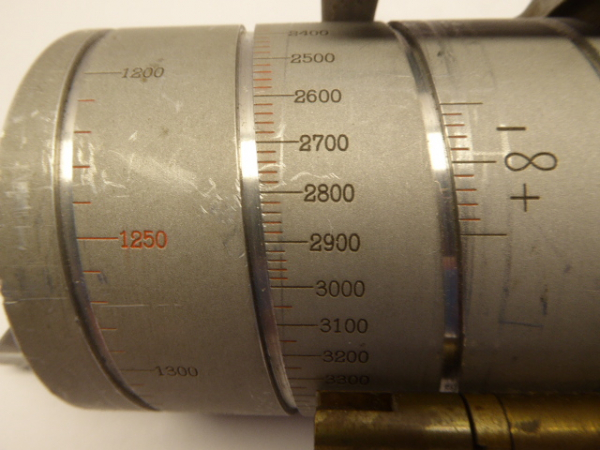 Rotary measuring wedge - spare part for rangefinder
