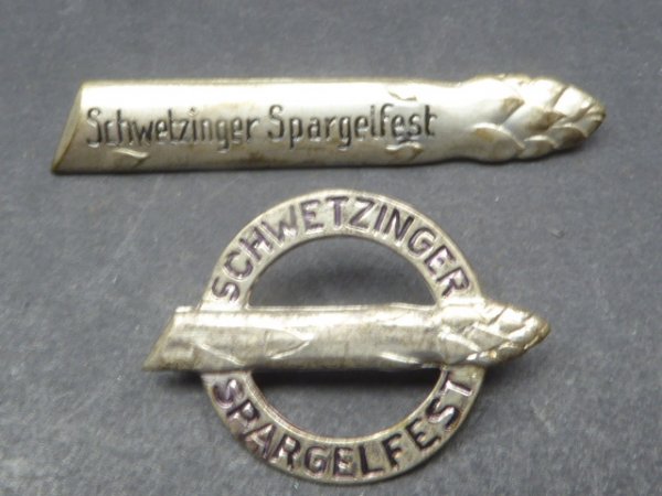 Two badges - Schwetzingen Asparagus Festival