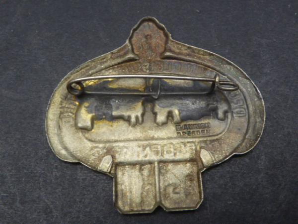 Badge - German Butchers Association Dresden 1919