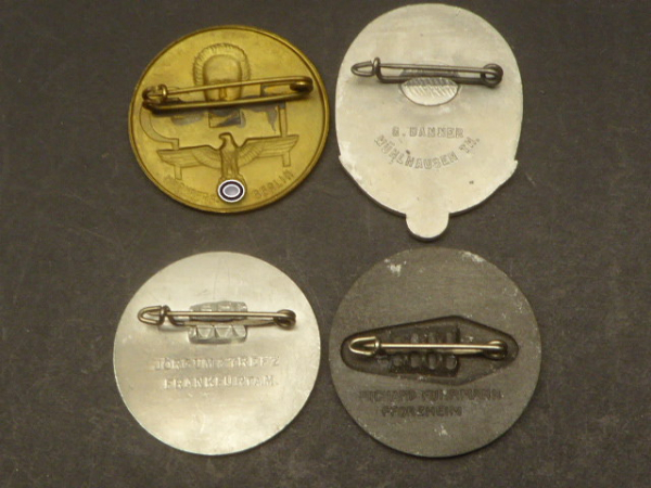 4 badges - May 1, 1934/1935/1936/1937