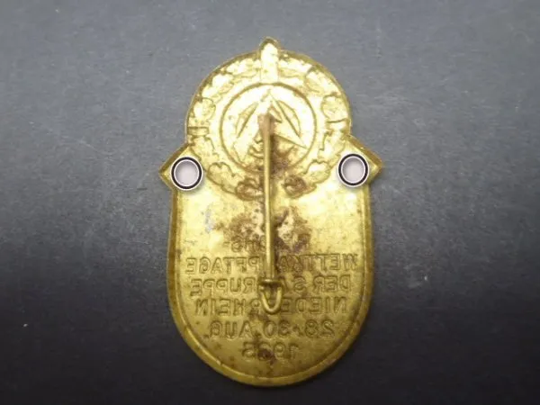 Badge - Reich competitions of the SA Group Niederrhein 1935