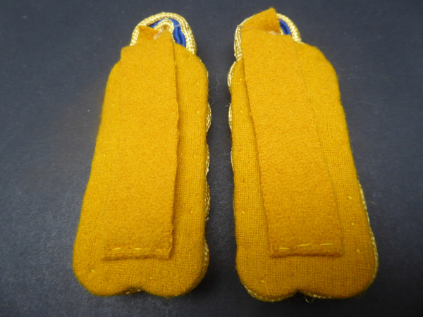 GDR NVA shoulder boards / shoulder pieces in the rank of lieutenant general in the water industry
