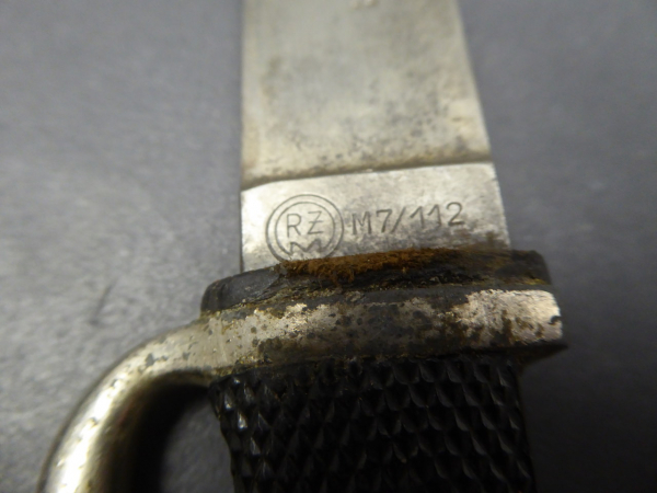 Hitler Youth Knife with double manufacturer RZM M7 / 112 Carl Wüsthof Gladiatorwerk, Solingen