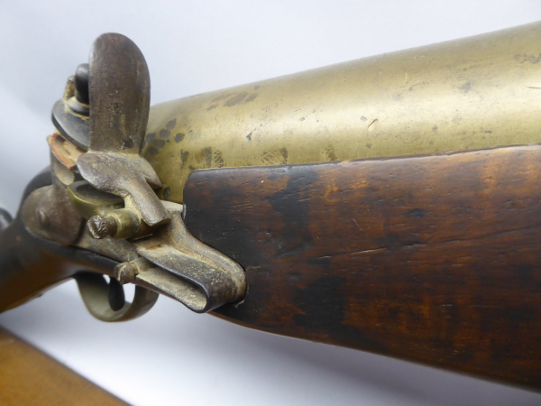 Old flintlock rifle for boarding ships 18./19. Century