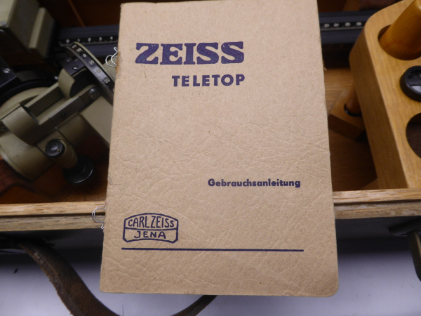 Zeiss - Topographischer Entfernungsmesser Teletop mit 6-facher Vergrößerung im Kasten