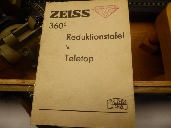Zeiss - Topographischer Entfernungsmesser Teletop mit 6-facher Vergrößerung im Kasten