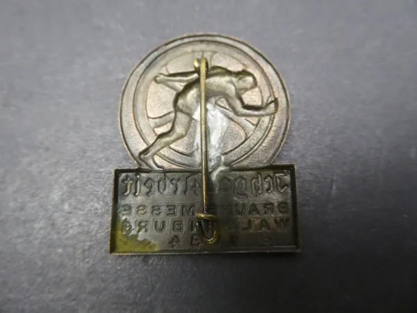 Badge - I gave work - Braune Messe Waldenburg 1934