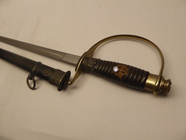 Police leader sword with manufacturer Alcoso Solingen