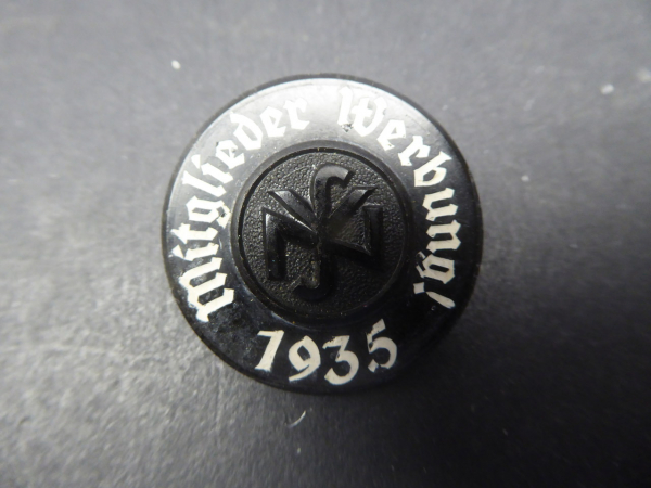 Abzeichen - N.S. Volkswohlfahrt - Mitglieder Werbung ! 1935