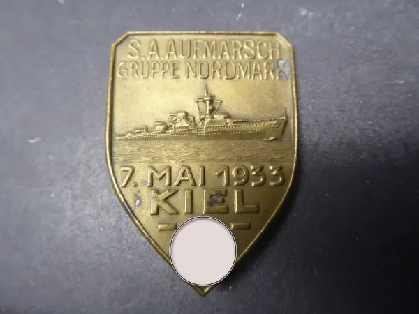 Abzeichen - SA Aufmarsch Gruppe Nordmark 1933 Kiel