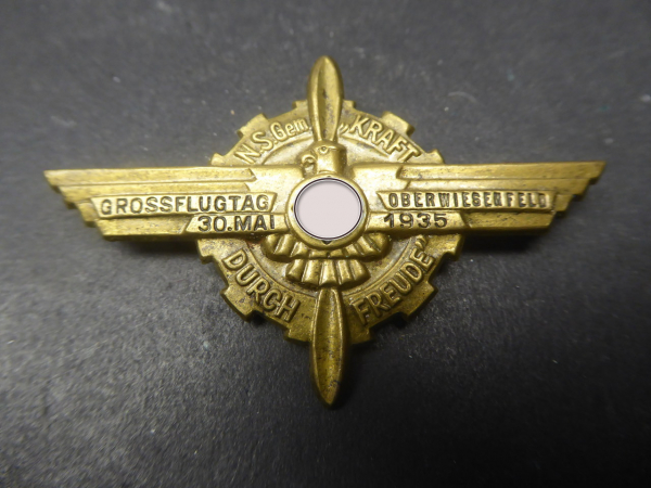 Badge - KdF Kraft durch Freude - Grossflugtag 1935