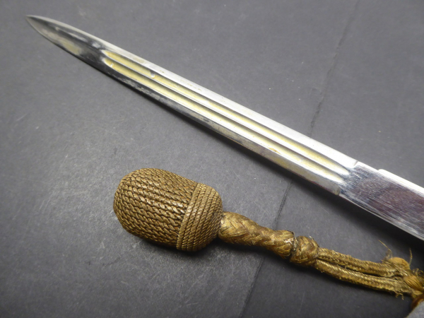 Imperial Navy dagger with portepee - with acceptance + O.657