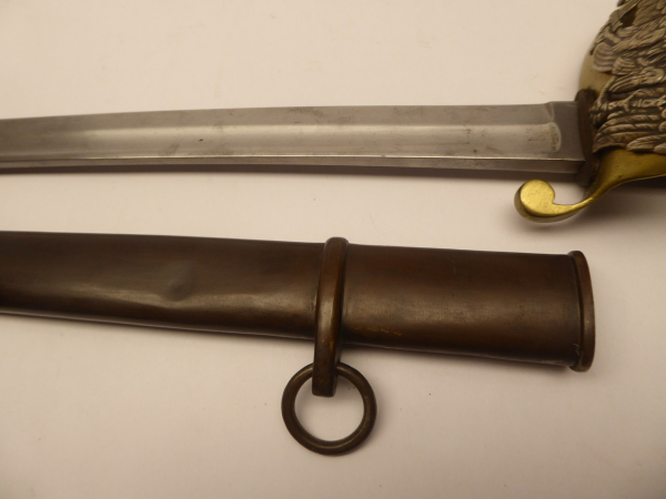 Cavalry saber M 1852/79 for officers, Dragoon Regiment Prince Albrecht of Prussia (Lithuanian) No. 1.