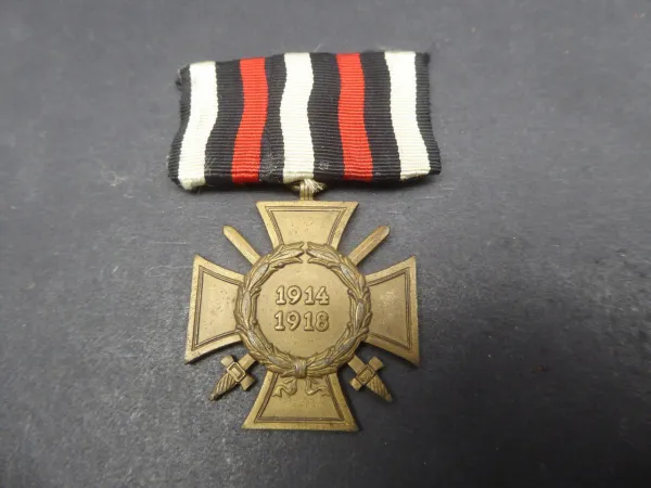 Orden - Kriegsteilnehmerkreuz 1914/18 mit Urkunde