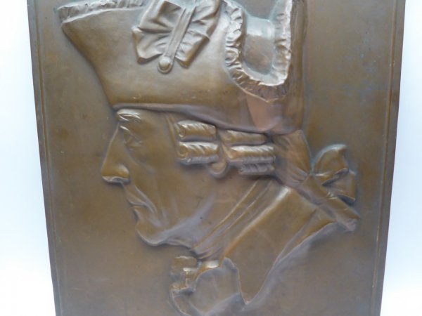 Großes Preussen Relief mit Darstellung "Friedrich des Große"