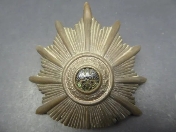 Prussia / Weimar Republic, emblem for a shako for police officers, enamelled