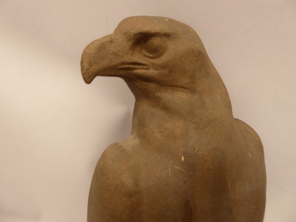 Adler aus Ton - Signiert Pallenberg, Joseph - Höhe 29 cm