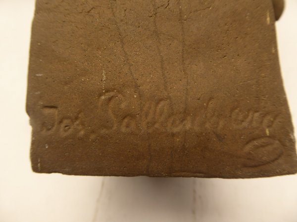 Adler aus Ton - Signiert Pallenberg, Joseph - Höhe 29 cm