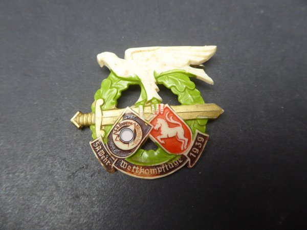 Badge - SA Group Westphalia, SA Wehr - competition days 1939 with manufacturer RZM M9/67