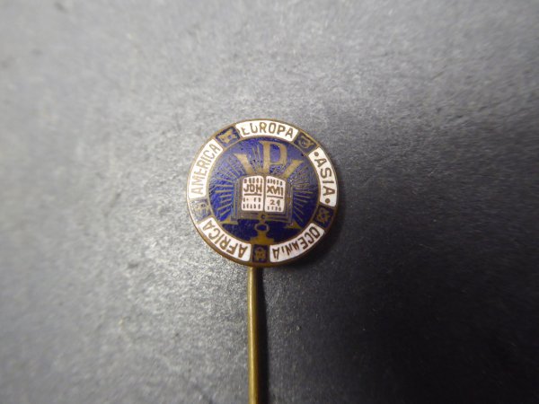 Badge - Reich Association of Evangelical Young Men's Associations of Germany (World Union Badge)