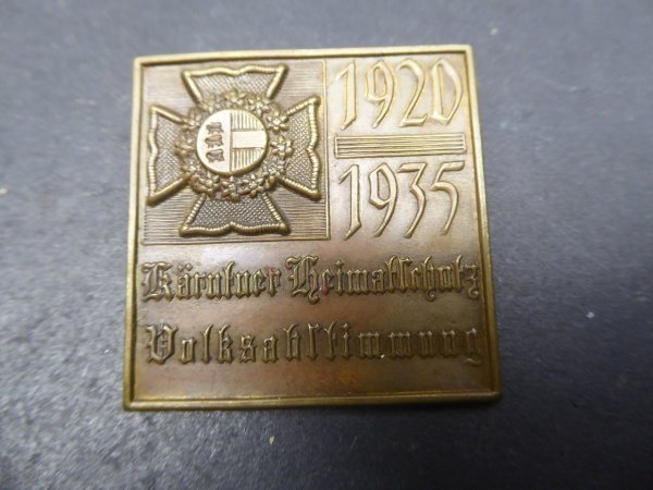 Badge - Carinthian home protection referendum 1920/1935
