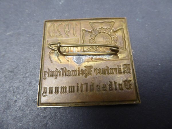 Abzeichen - Kärntner Heimatschutz Volksabstimmung 1920/1935