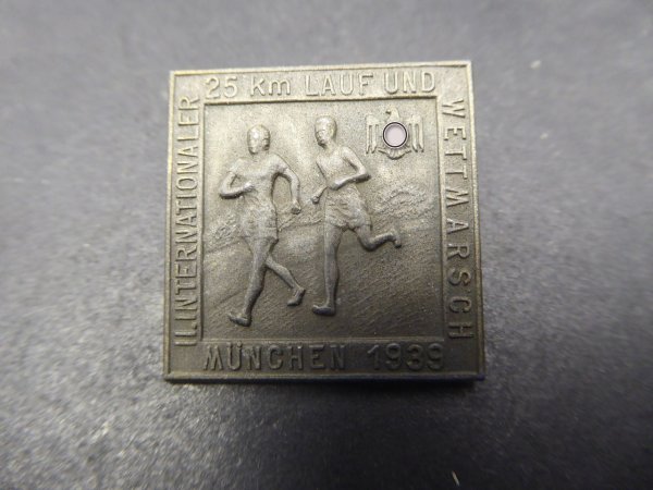 Abzeichen - II. Internationaler 25 km Lauf und Wettmarsch München 1939