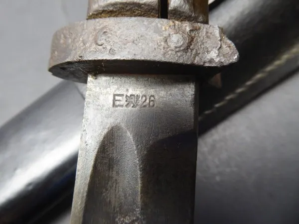 Long Czech bayonet CSZ E26 with German coupling shoe