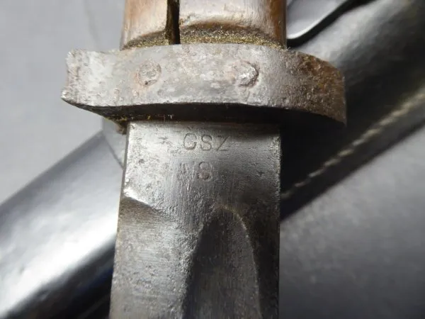 Long Czech bayonet CSZ E26 with German coupling shoe