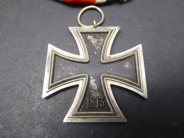 EK2 Eisernes Kreuz 2. Klasse 1939 am Band, ohne Hersteller