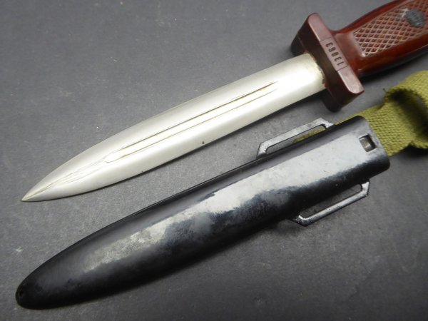 DDR NVA combat knife KM66 - 3rd model with number 13863