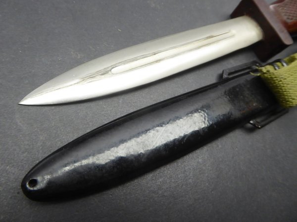 DDR NVA combat knife KM66 - 3rd model with number 13863