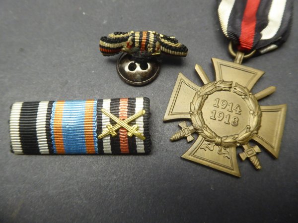 Hesse medal clasp EK2 + bravery + KTK + field clasp, plus KTK + miniatures