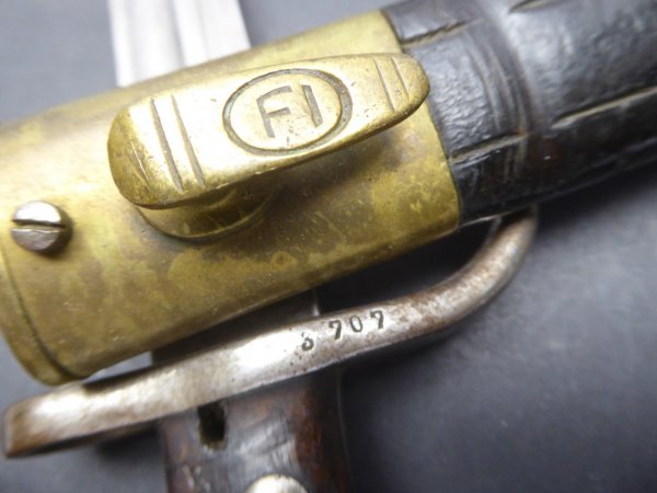 Bajonett für Brasilien Mauser M 1908 Scheide mit Messingbeschlägen
