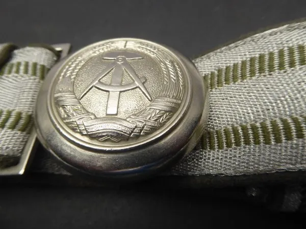 NVA parade field armband - early model - green interlaced for border troops