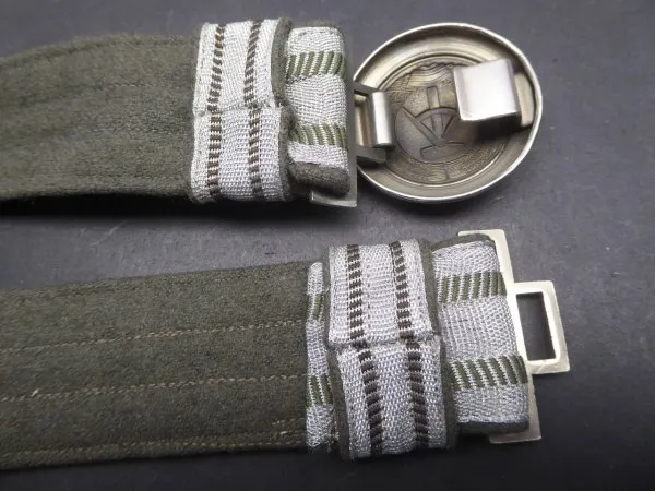 NVA parade field armband - early model - green interlaced for border troops