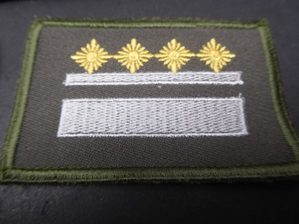 NVA 17x ranks for the uniform wearing test tested from 1985