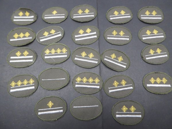 NVA 23x ranks for the uniform wearing test tested from 1985