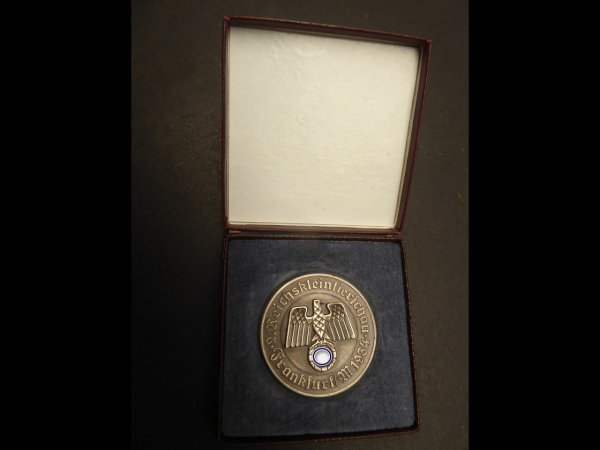 Medaille im Etui - 2. Reichskleintierschau Frankfurt / M. 1934