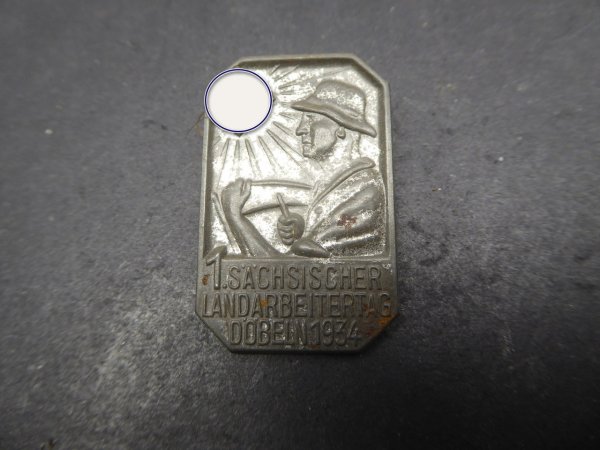 Abzeichen - 1. Sächsischer Landarbeitertag Döbeln 1934