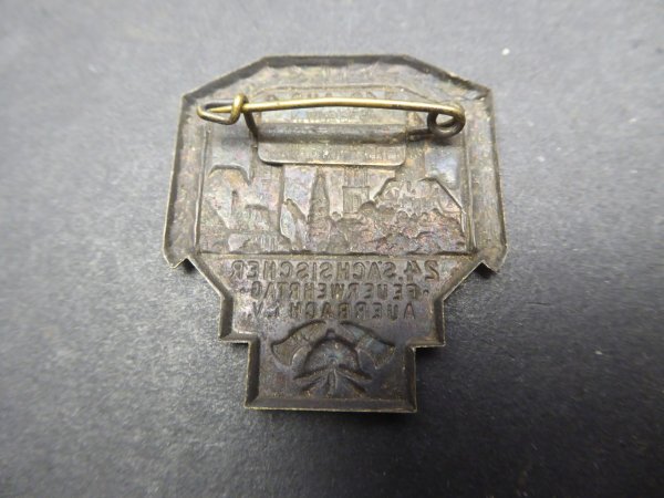 Badge - 24th Saxon Fire Brigade Day Auerbach iV 1931