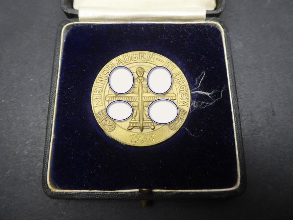 HJ medal in a case - Meinshausen-Fliegen 1938 - III construction prize