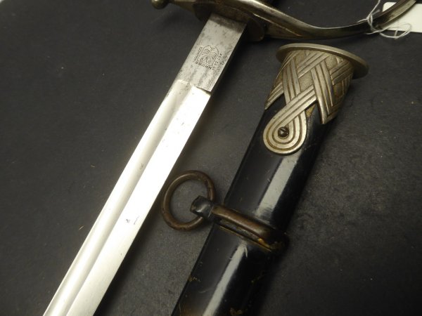 Police leader's sword made by Krebs Solingen