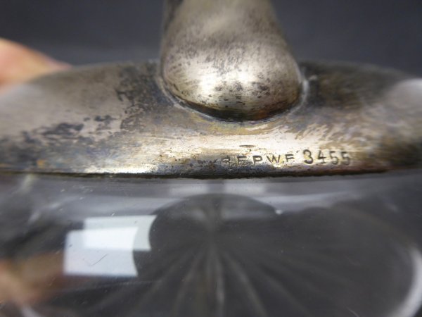 Großer Aschenbecher mit Gravur Schorfheide 1936 - D= 185 mm