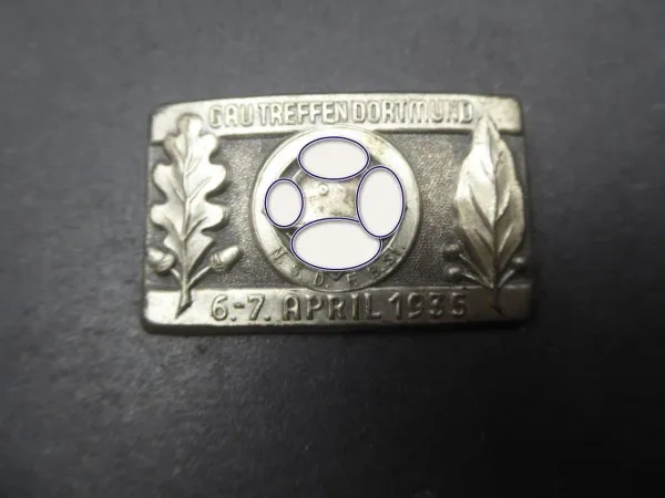 Badge Stahlhelmbund N.S.D.F.B.St. National Socialist German Frontline Fighters League Steel Helmet